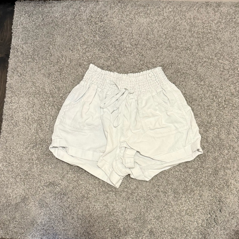 Forever 21 White High Waist Shorts
